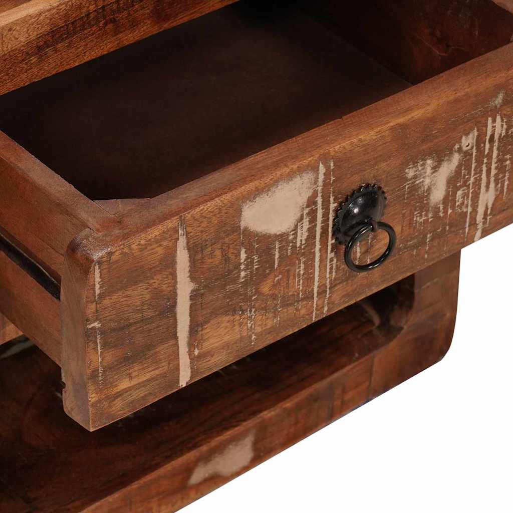 vidaXL Wandkastje met lade Bruin 40 x 30 x 36 cm massief mangohout