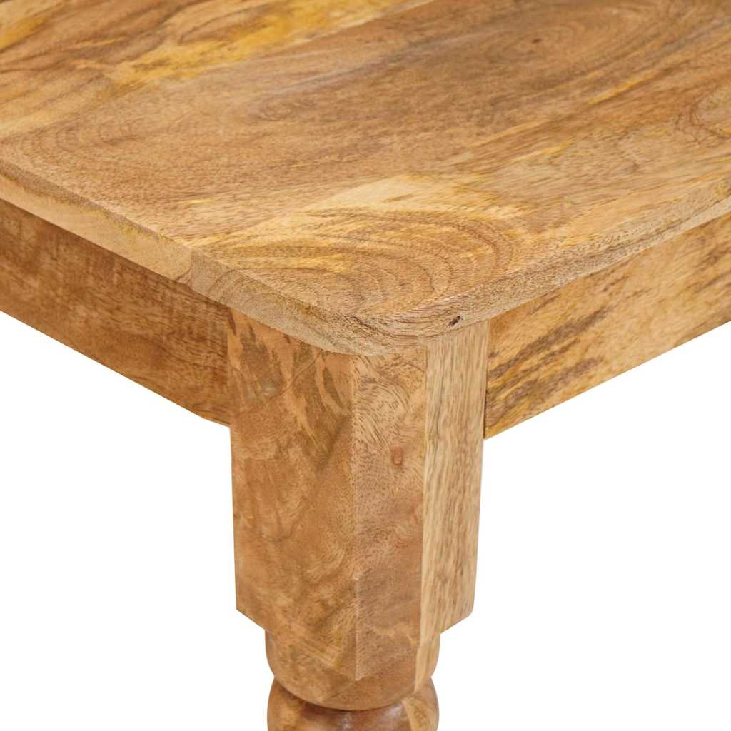 vidaXL Bijzettafel 43x43x40 cm massief mangohout