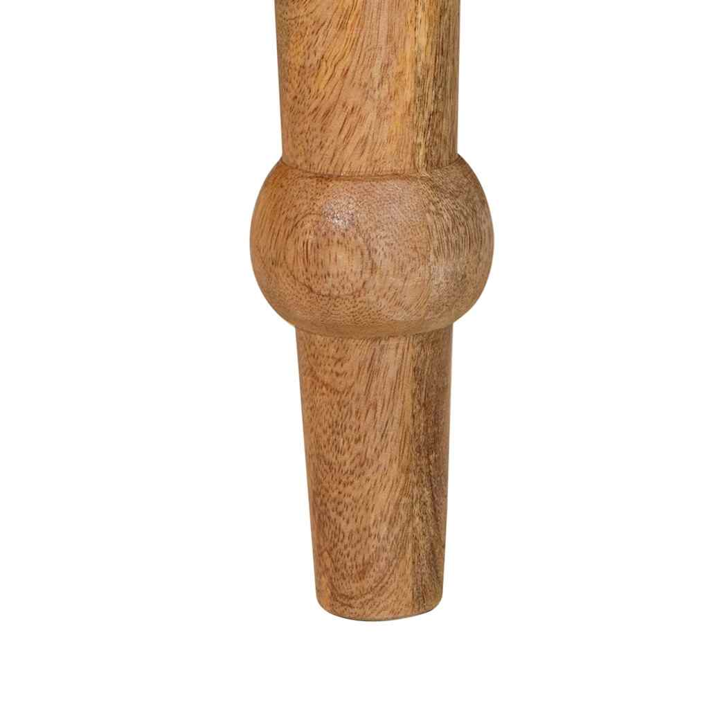 vidaXL Bijzettafel 43x43x40 cm massief mangohout