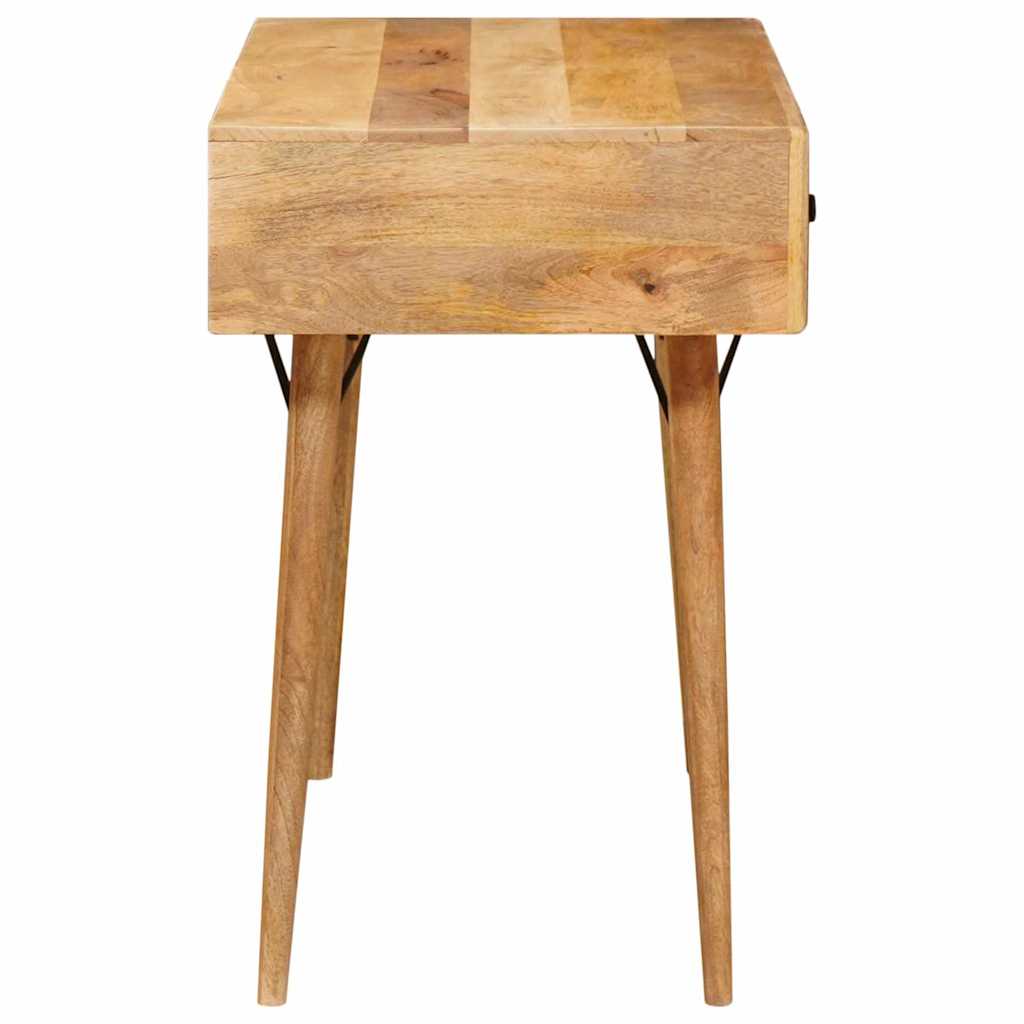 vidaXL Bureau met lades 130x50x80 cm massief mangohout