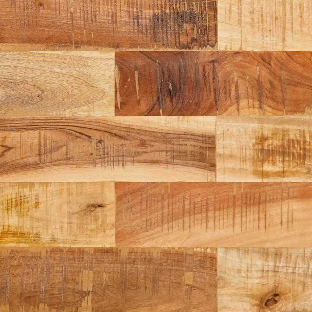 vidaXL Eettafel Naturel 100 x 55 x 75 cm Massief Mango Hout