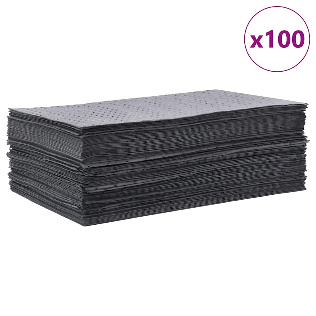 vidaXL Olie-absorberende pads 100 st 40x50 cm grijs - Aashly