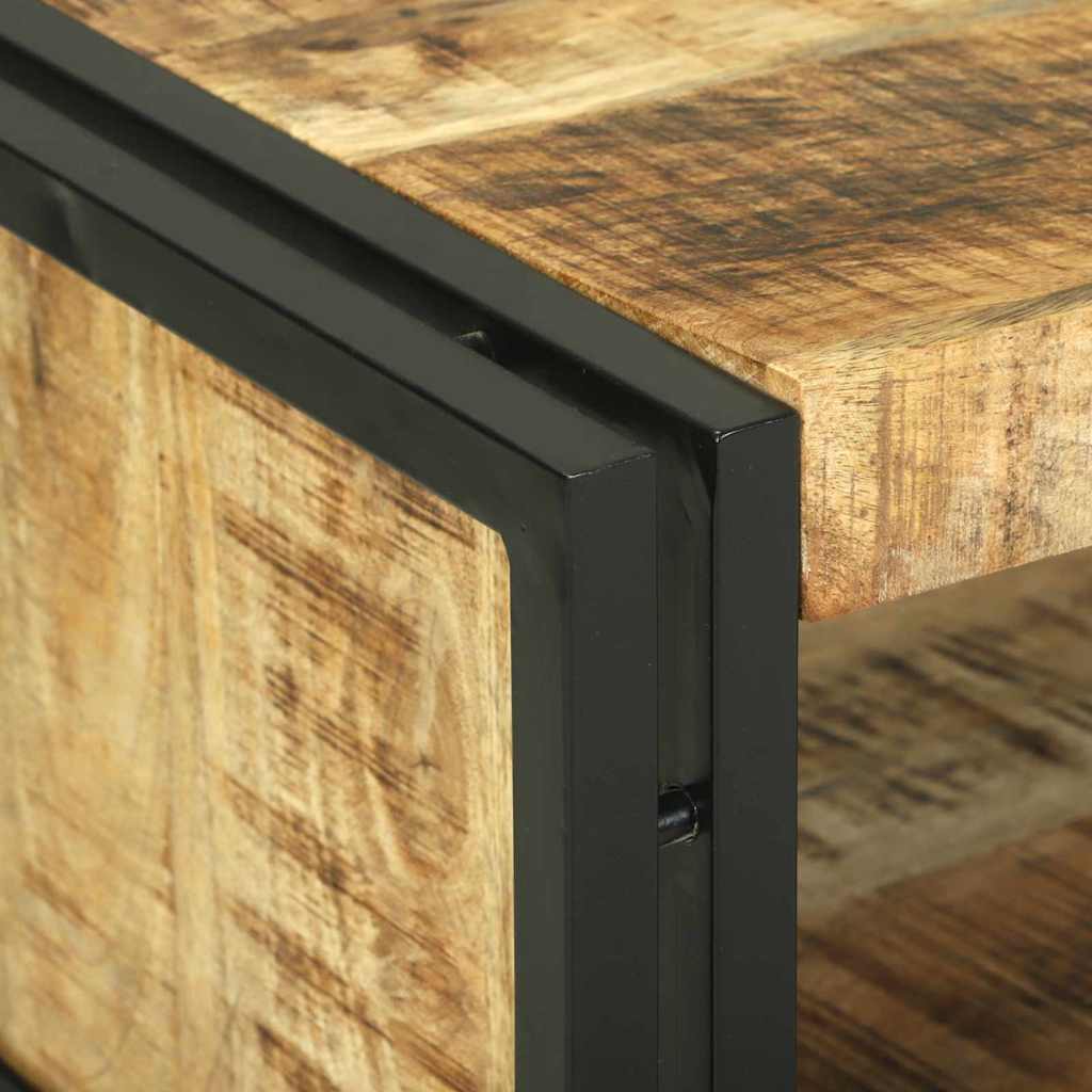 vidaXL Salontafel 120x50x38 cm Massief Ruw Hout Mango