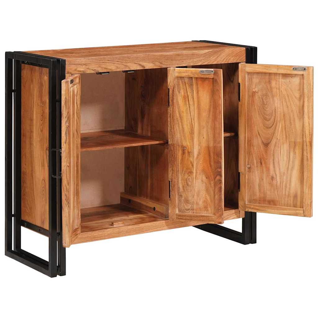 vidaXL Dressoir Bruin 80 x 33 x 70 cm massief mangohout