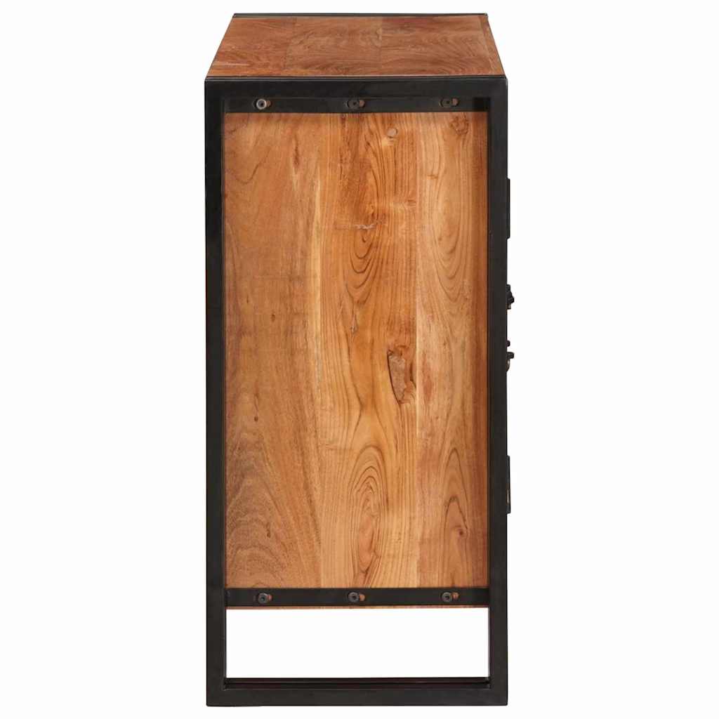 vidaXL Dressoir Bruin 80 x 33 x 70 cm massief mangohout