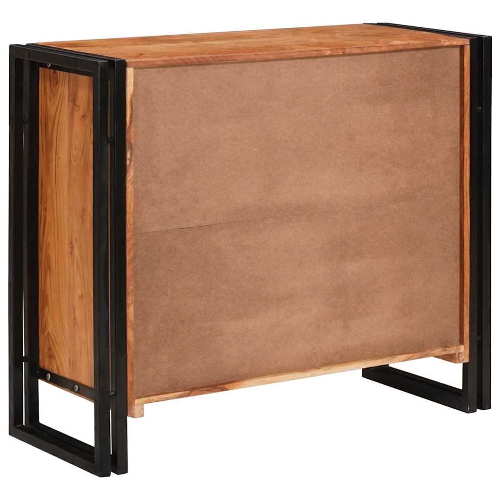 vidaXL Dressoir Bruin 80 x 33 x 70 cm massief mangohout