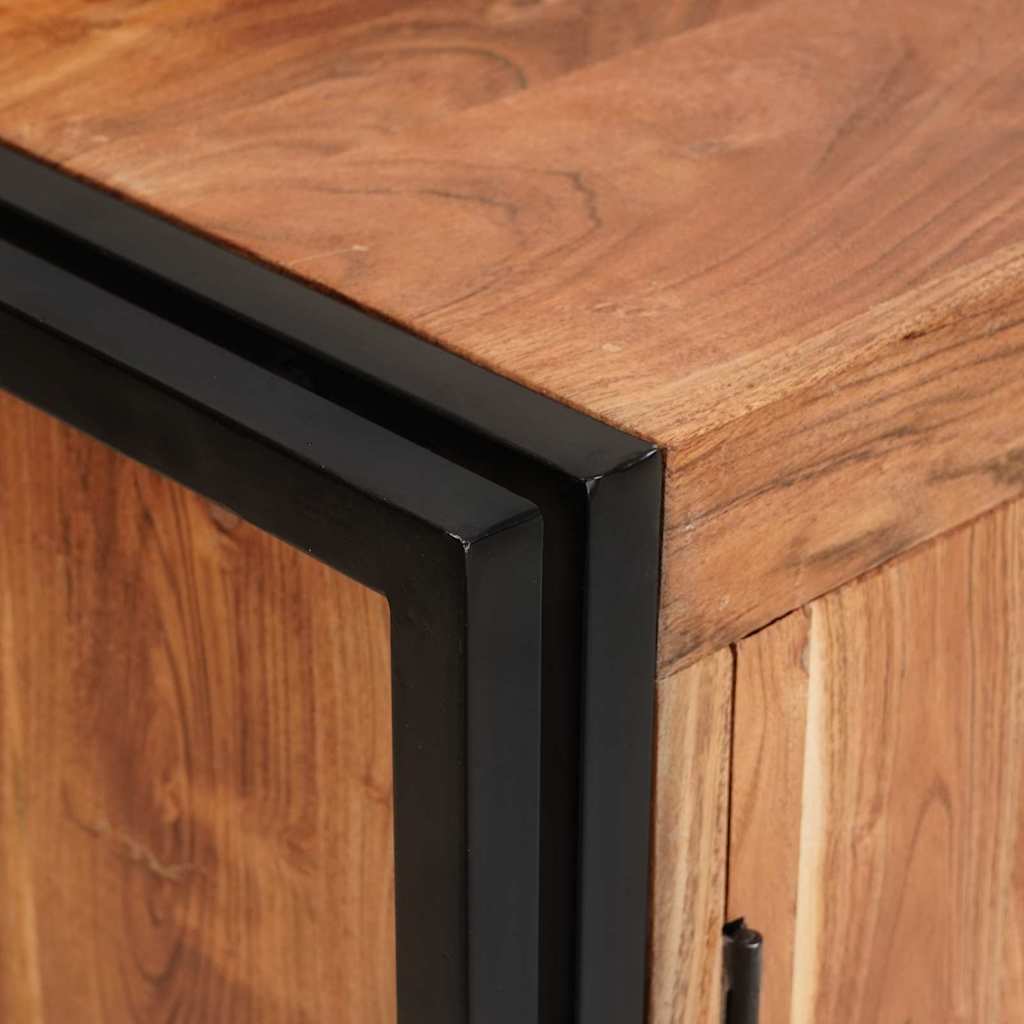 vidaXL Dressoir Bruin 80 x 33 x 70 cm massief mangohout