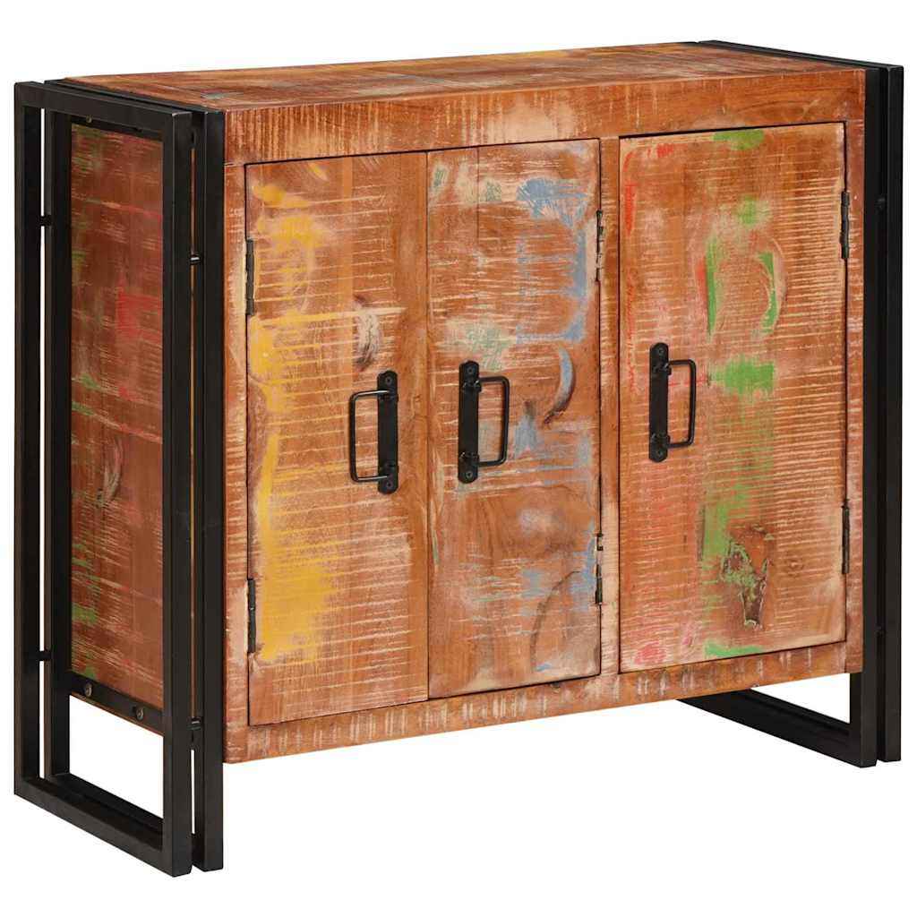 vidaXL Dressoir Bruin 80 x 33 x 70 cm massief mangohout