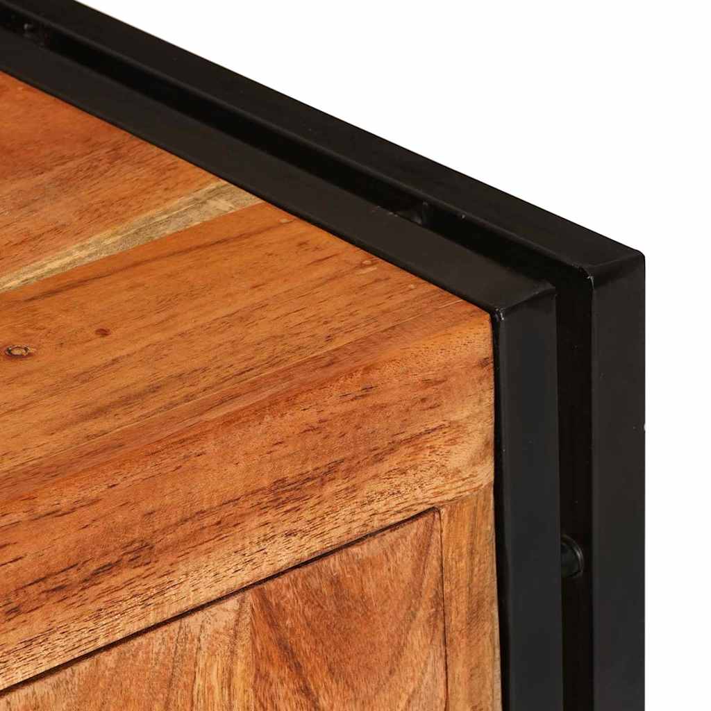 vidaXL TV-kast Bruin 120 x 30 x 50 cm Massief ruw mango hout