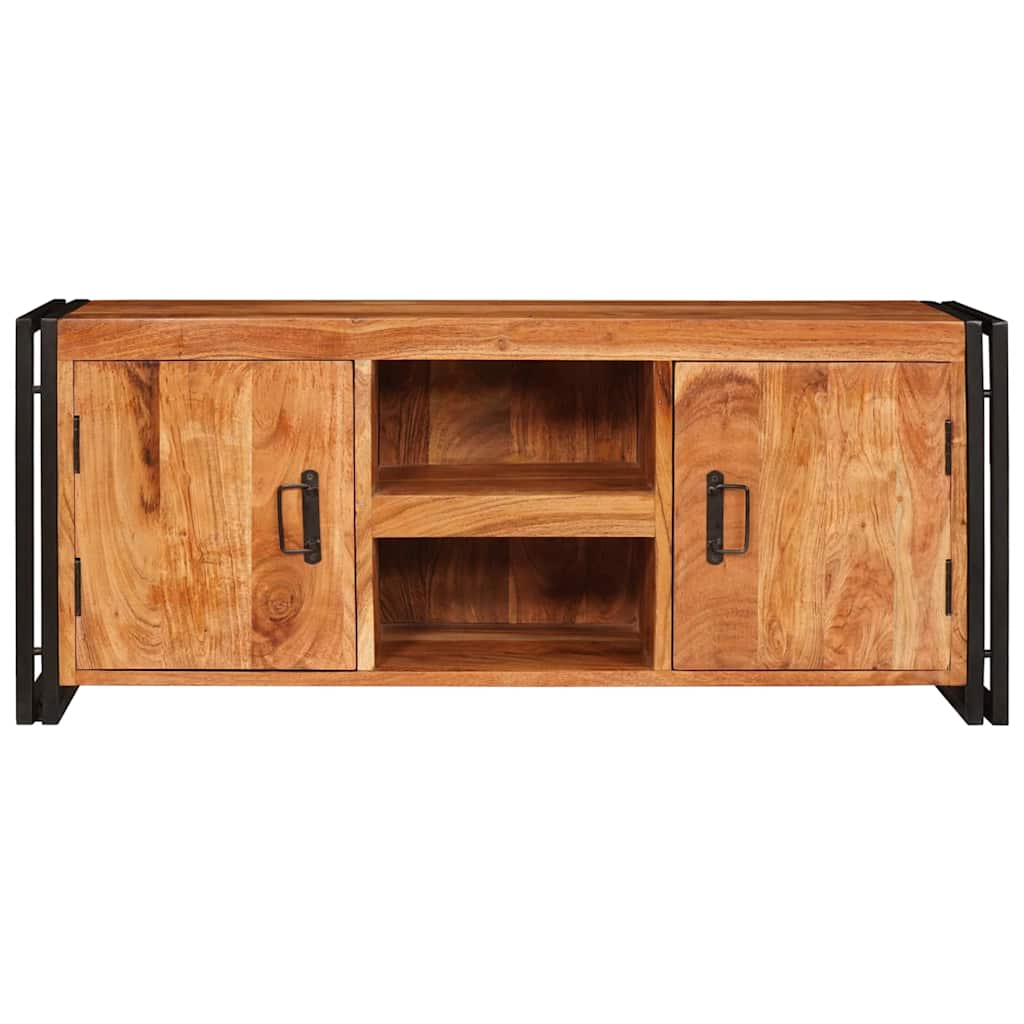 vidaXL TV-kast Bruin 120 x 30 x 50 cm Massief ruw mango hout