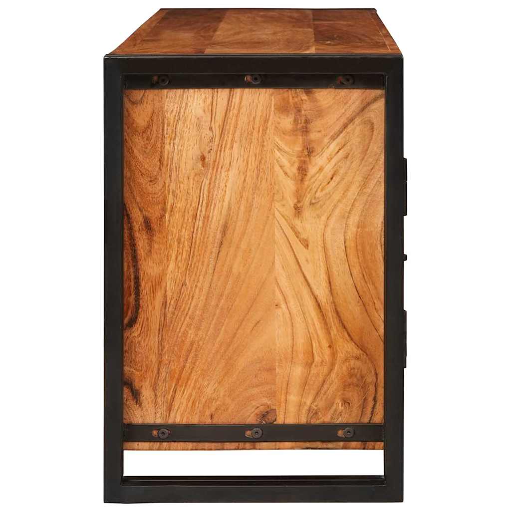 vidaXL TV-kast Bruin 120 x 30 x 50 cm Massief ruw mango hout