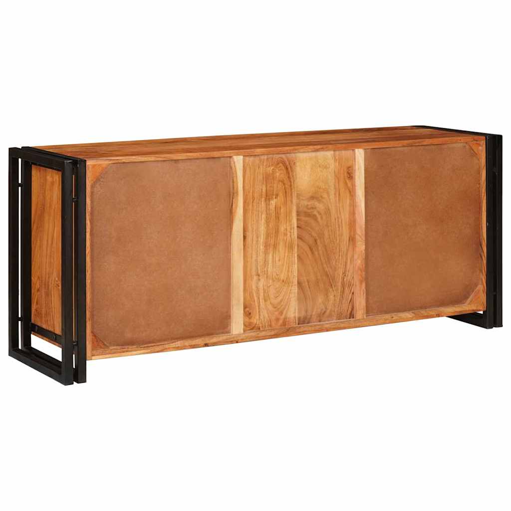vidaXL TV-kast Bruin 120 x 30 x 50 cm Massief ruw mango hout
