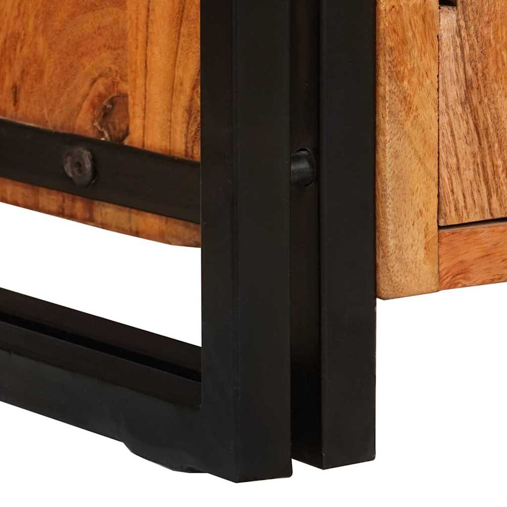 vidaXL TV-kast Bruin 120 x 30 x 50 cm Massief ruw mango hout