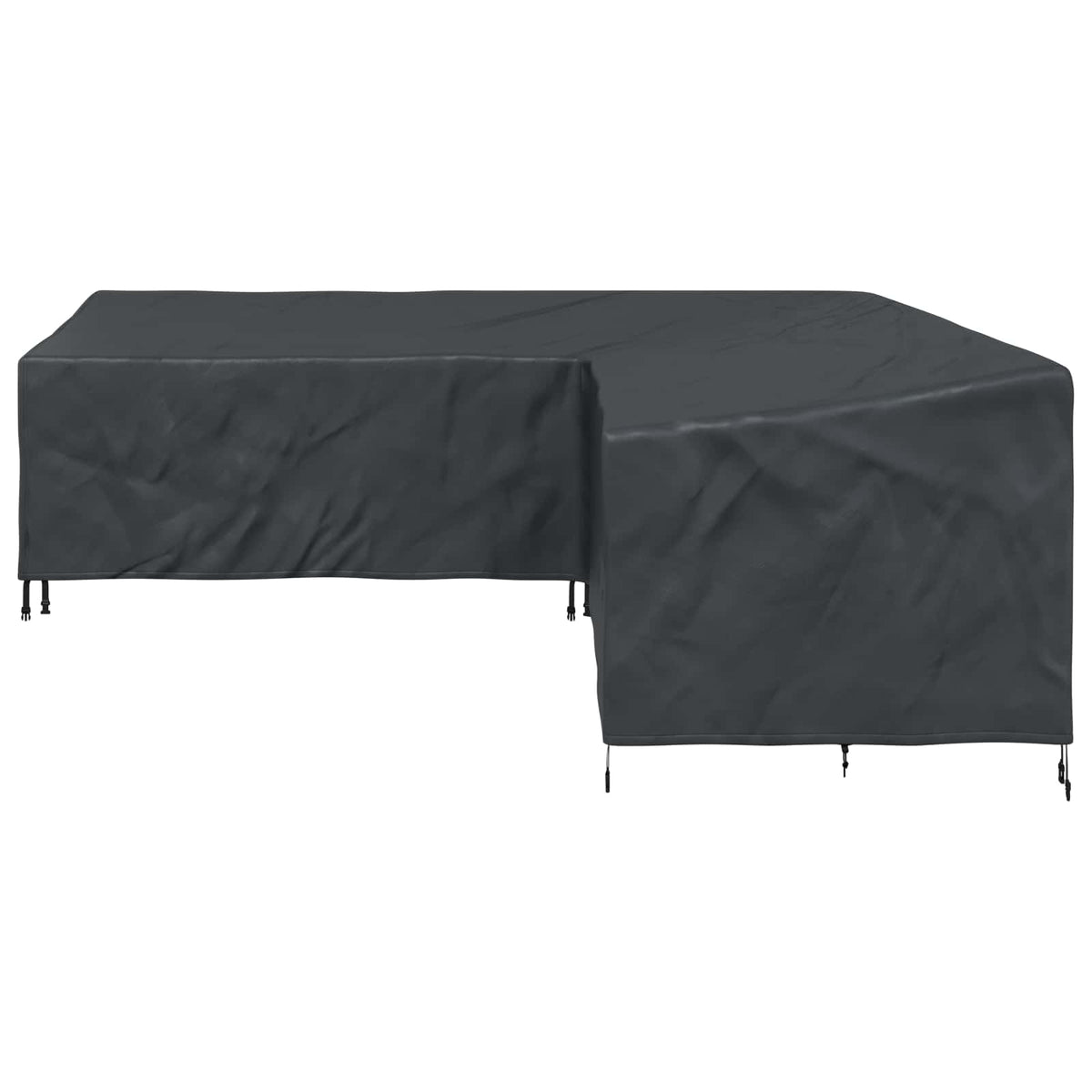 vidaXL Buitenmeubelhoes Zwart 286 x 222 x 80 cm 210D stof