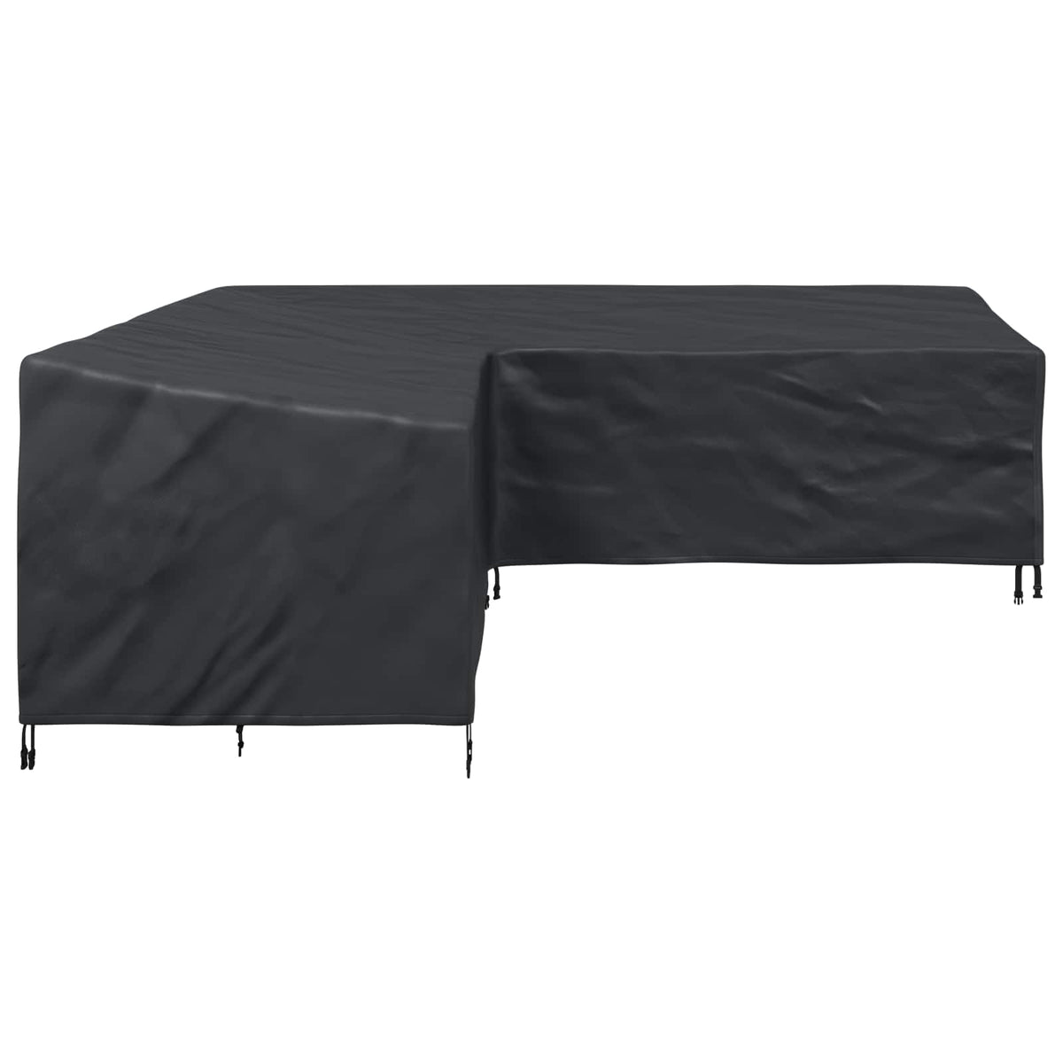 vidaXL Buitenmeubelhoes Zwart 286 x 222 x 80 cm 210D stof