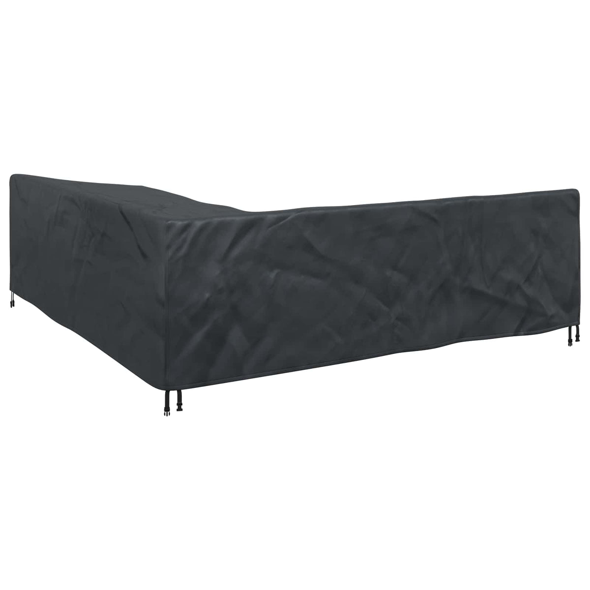 vidaXL Buitenmeubelhoes Zwart 286 x 222 x 80 cm 210D stof