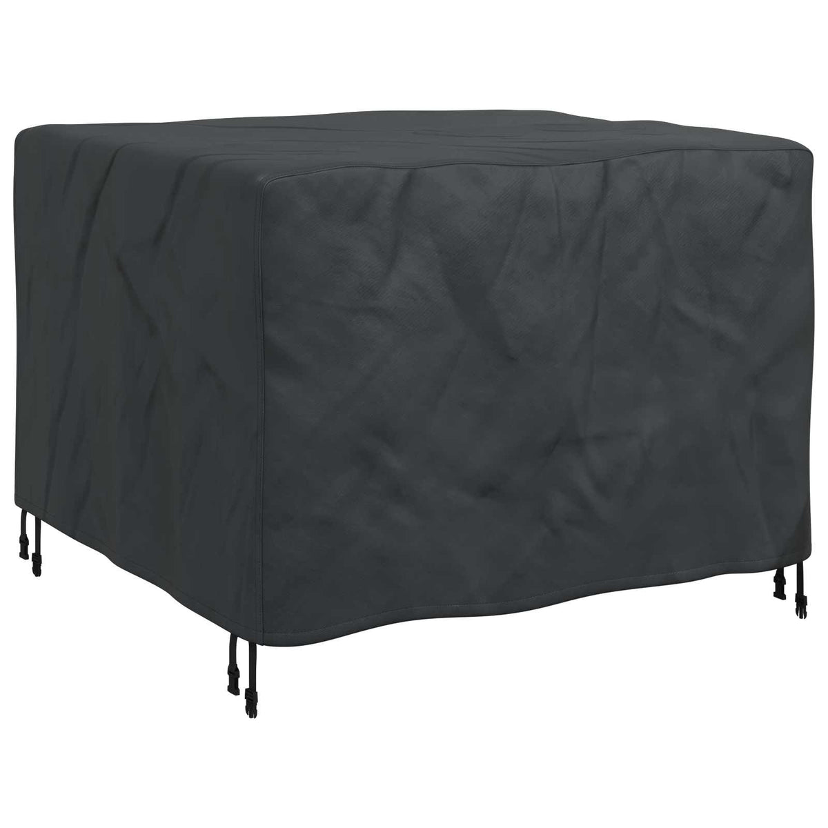 vidaXL Buitenmeubelhoes Zwart 125 x 125 x 74 cm 210D stof