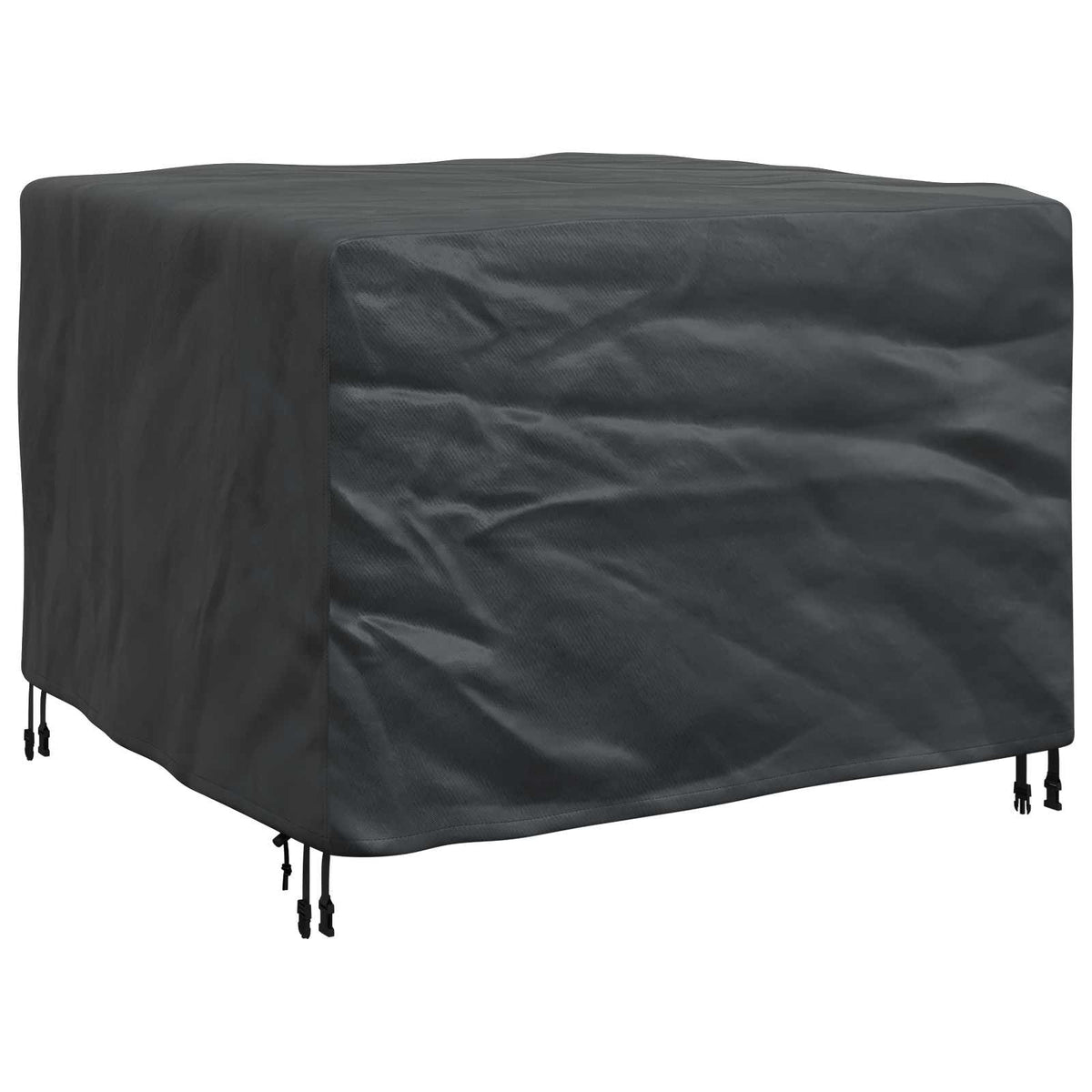 vidaXL Buitenmeubelhoes Zwart 125 x 125 x 74 cm 210D stof