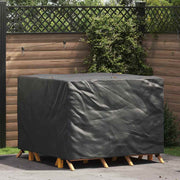 vidaXL Buitenmeubelhoes Zwart 125 x 125 x 74 cm 210D stof