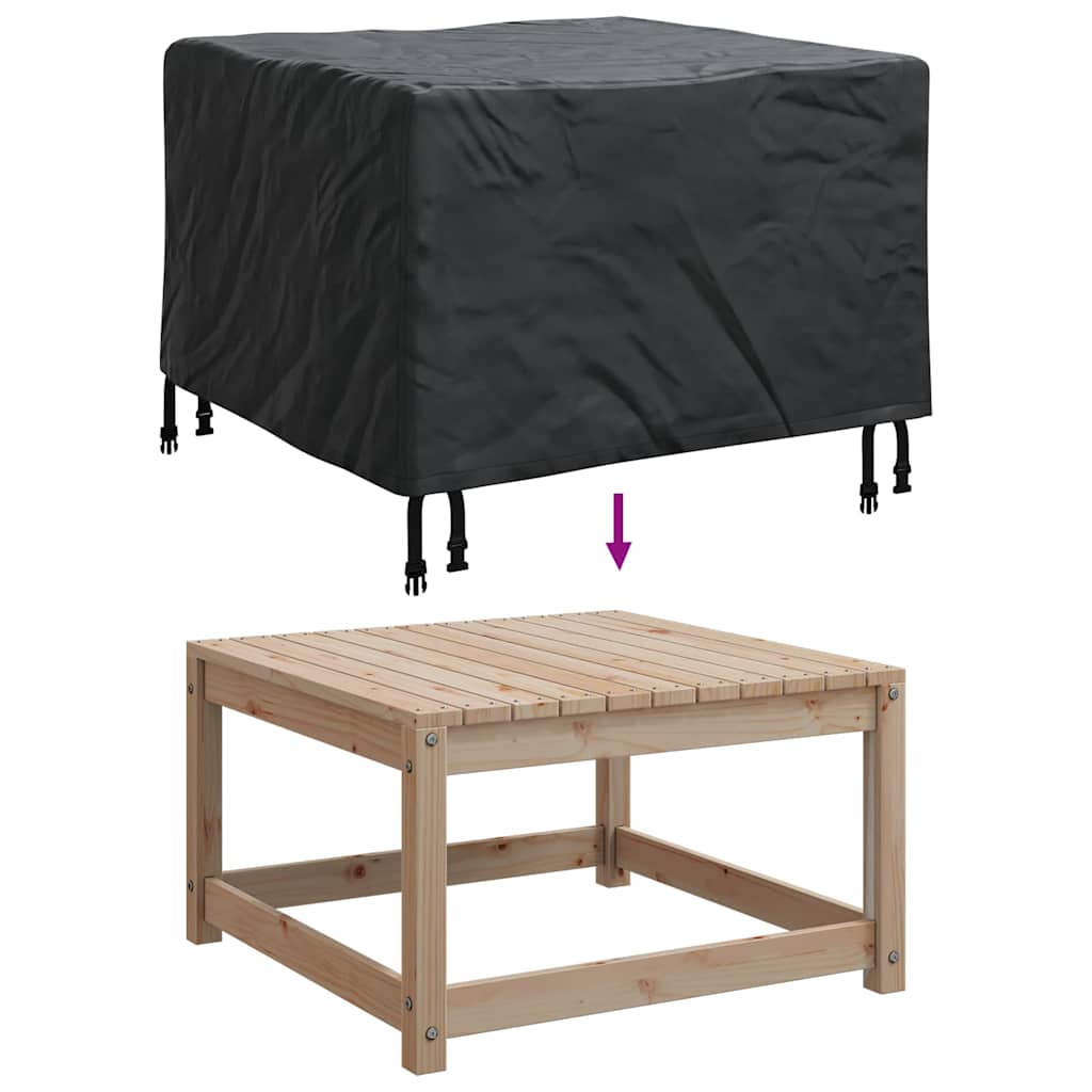 vidaXL Buitenmeubelhoes Zwart 60 x 60 x 45 cm 210D stof