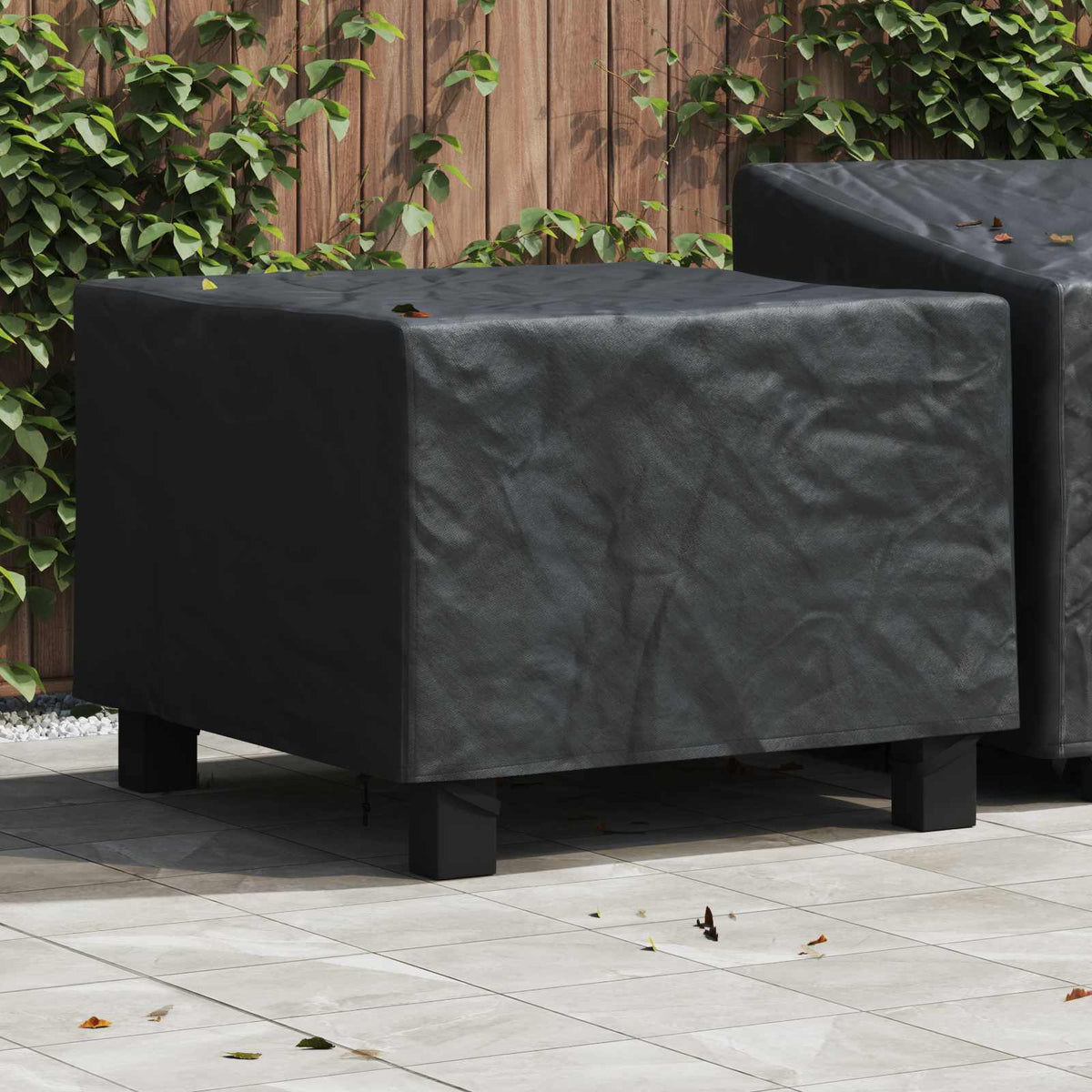 vidaXL Buitenmeubelhoes Zwart 60 x 60 x 45 cm 210D stof