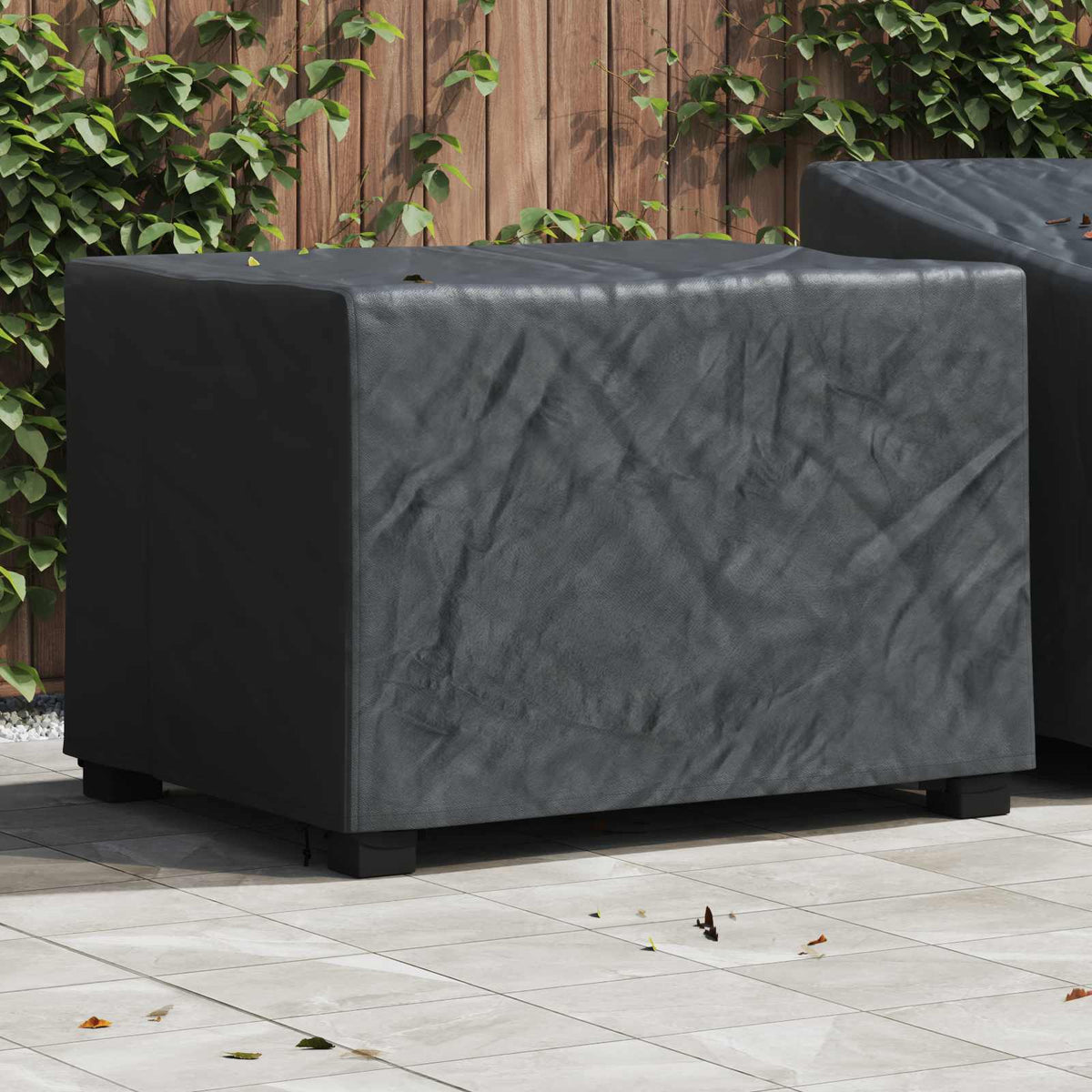 vidaXL Buitenmeubelhoes Zwart 60 x 60 x 45 cm 210D stof