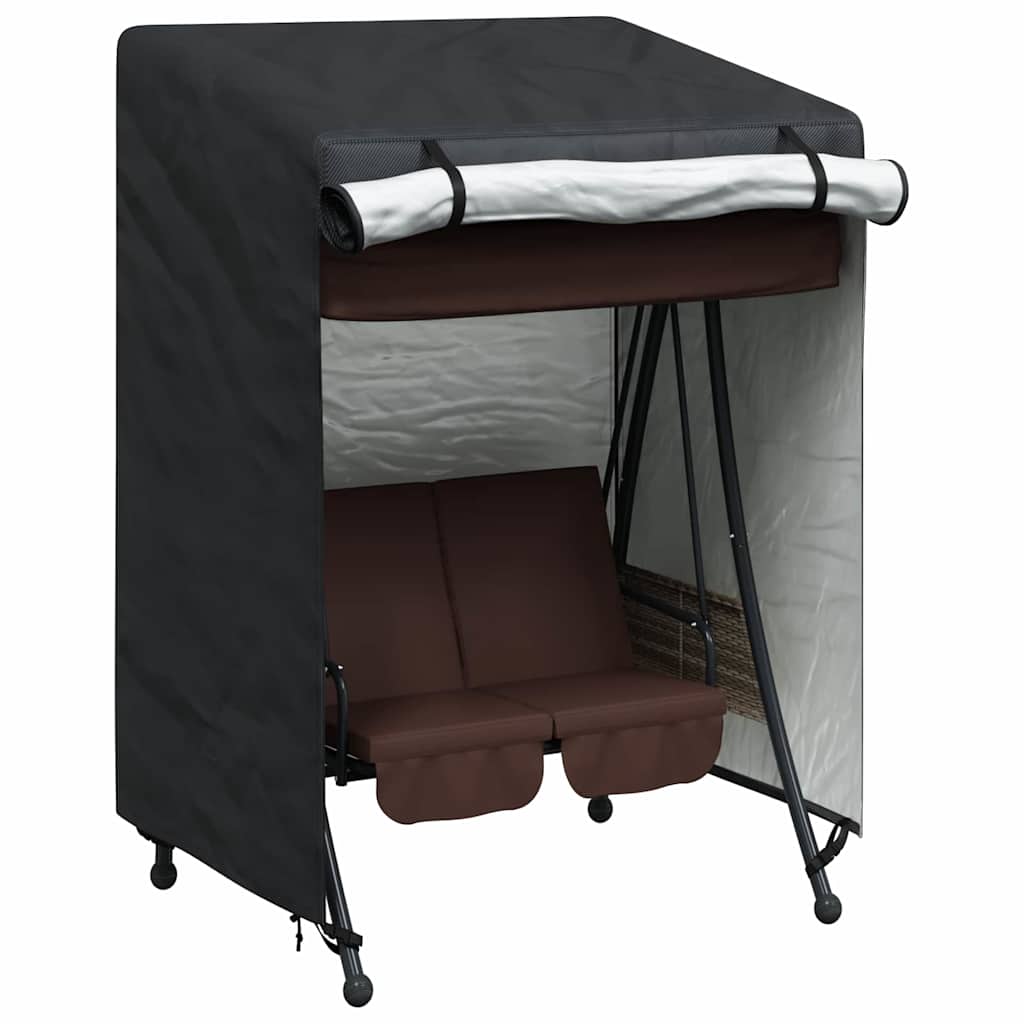 vidaXL Buitenmeubelhoes Zwart 175 x 125 x 160 cm 210D stof