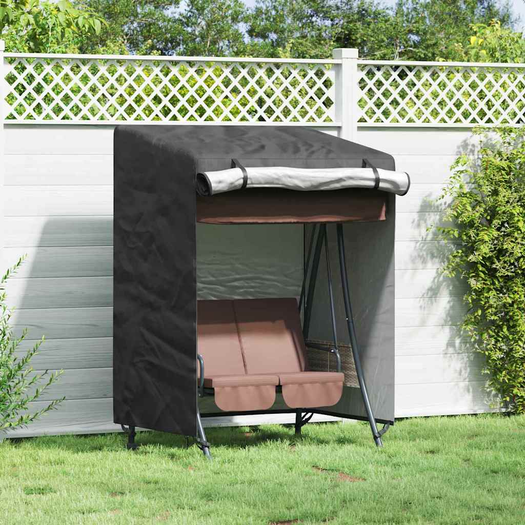 vidaXL Buitenmeubelhoes Zwart 175 x 125 x 160 cm 210D stof