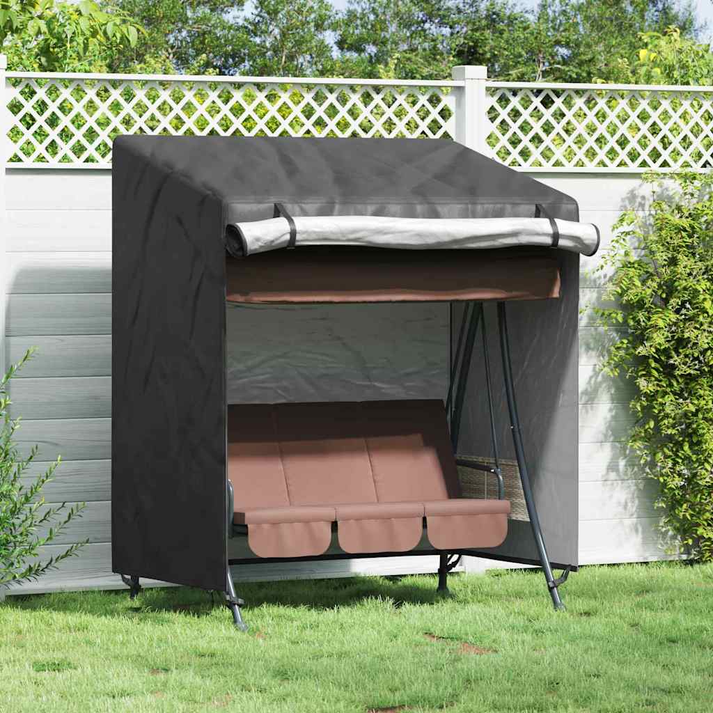 vidaXL Buitenmeubelhoes Zwart 175 x 125 x 160 cm 210D stof