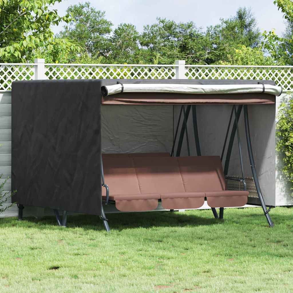 vidaXL Buitenmeubelhoes Zwart 175 x 125 x 160 cm 210D stof
