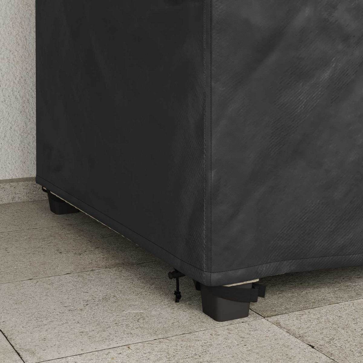 vidaXL Buitenmeubelhoes Zwart 96 x 79 x 74 cm 210D oxford stof
