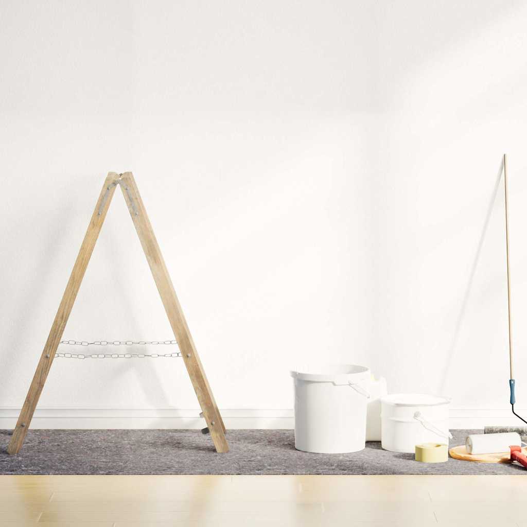 vidaXL Antislip schildersvlies 2 st 5055 cm 220 g/m² grijs - Aashly