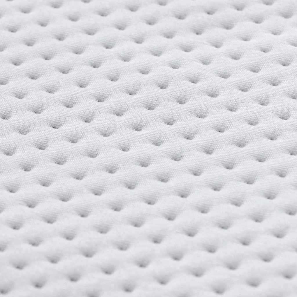 vidaXL Matraspads Wit 70 x 200 cm 100% polyester jacquard stof