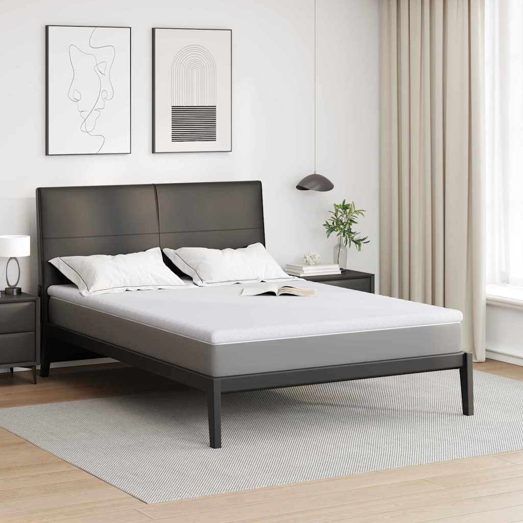 vidaXL Matraspads Wit 70 x 200 cm 100% polyester jacquard stof
