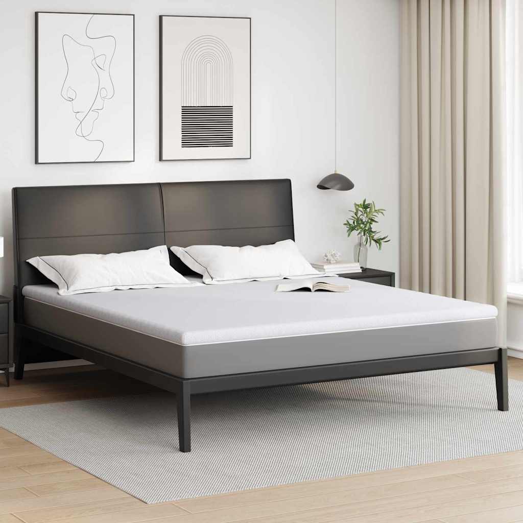 vidaXL Matraspads Wit 70 x 200 cm 100% polyester jacquard stof