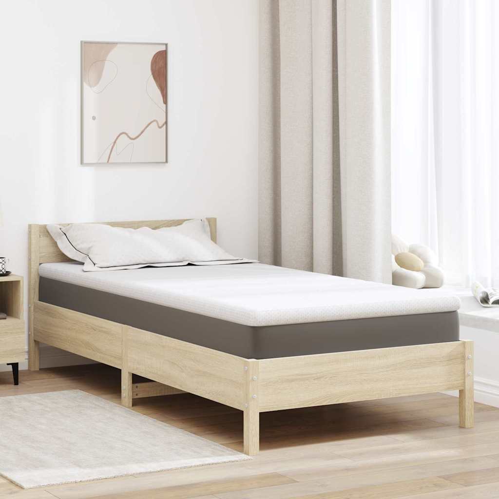 vidaXL Matraspads Wit 70 x 200 cm 100% polyester jacquard stof