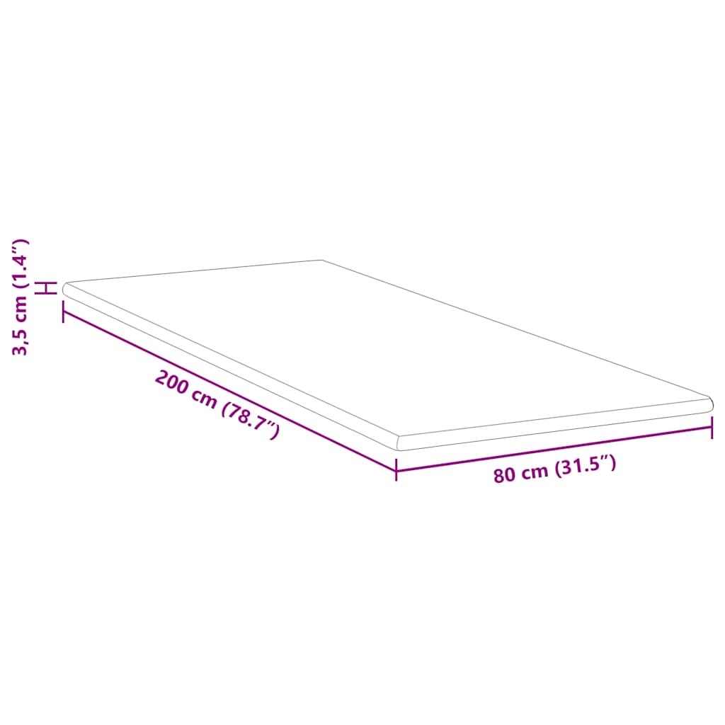 vidaXL Matraspads Wit 70 x 200 cm 100% polyester jacquard stof