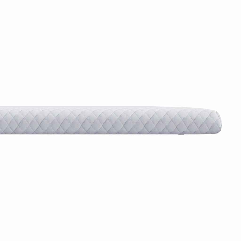 vidaXL Matraspads Wit 70 x 200 cm 100% polyester jacquard stof