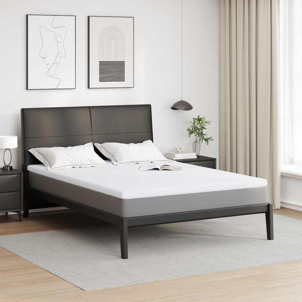 vidaXL Matraspads Wit 70 x 200 cm 100% polyester jacquard stof
