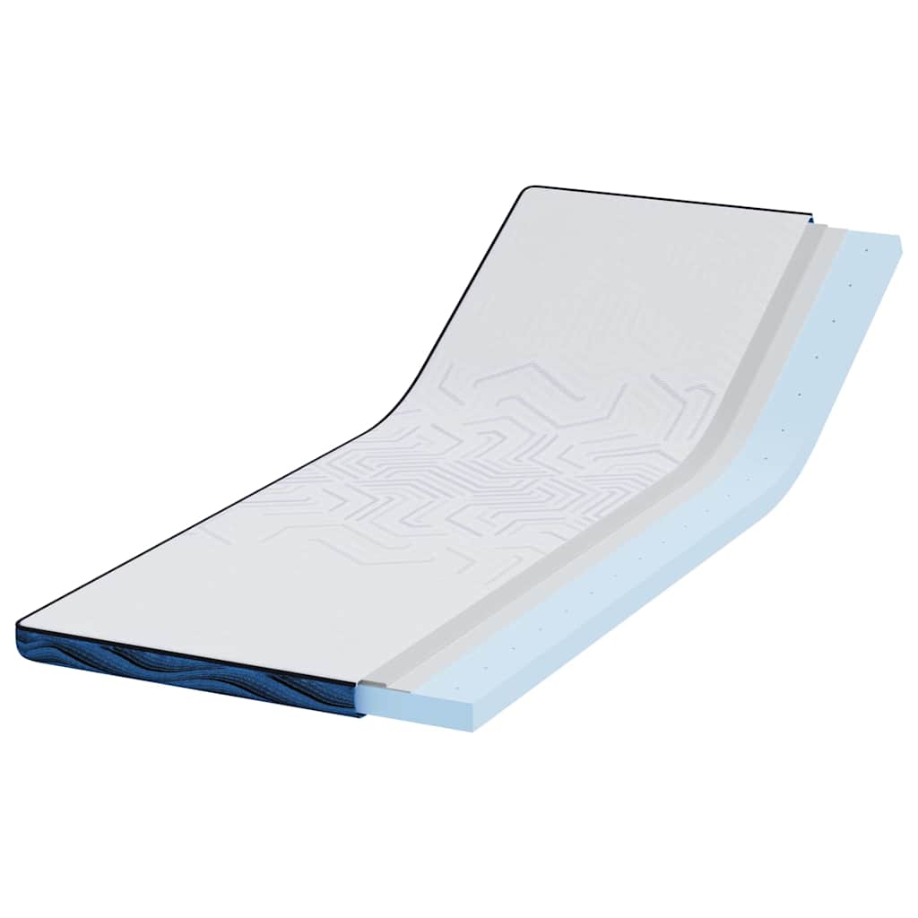 vidaXL Matraspads Wit en Blauw 70 x 200 cm