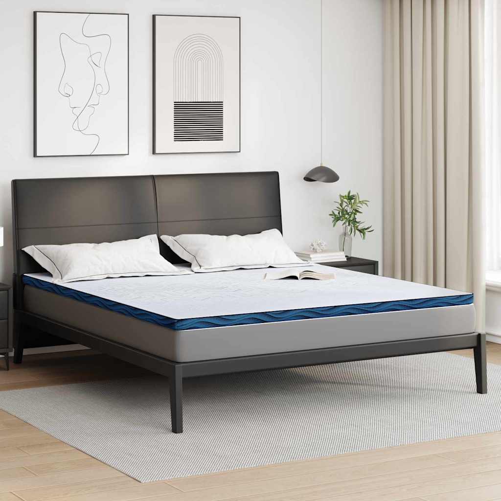 vidaXL Matraspads Wit en Blauw 70 x 200 cm