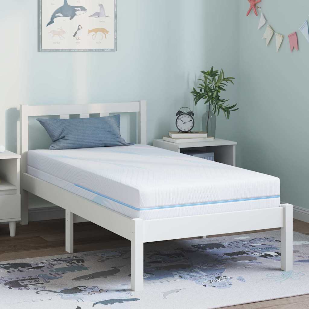 vidaXL Matras Wit 80 x 160 cm Schuim