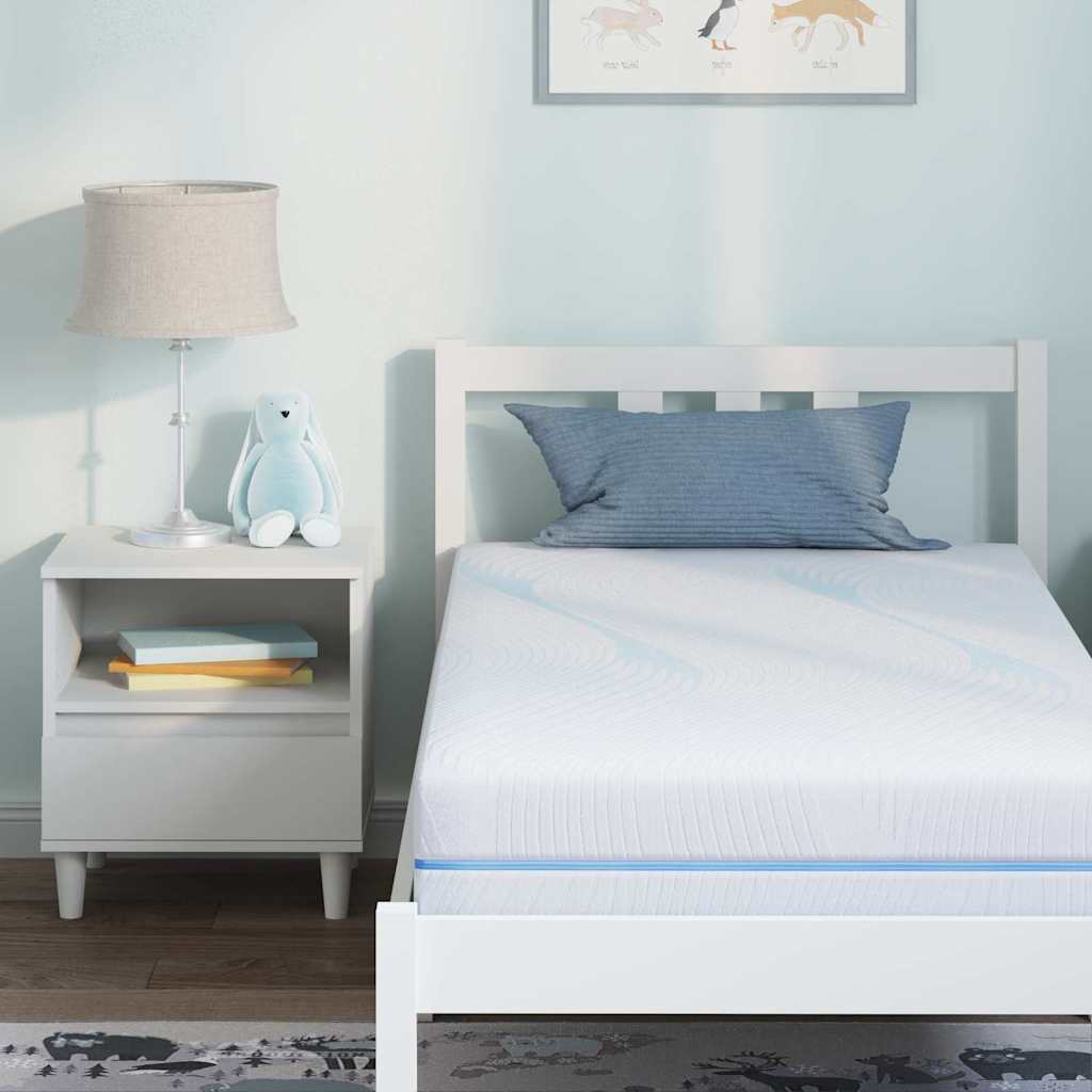 vidaXL Matras Wit 80 x 160 cm Schuim