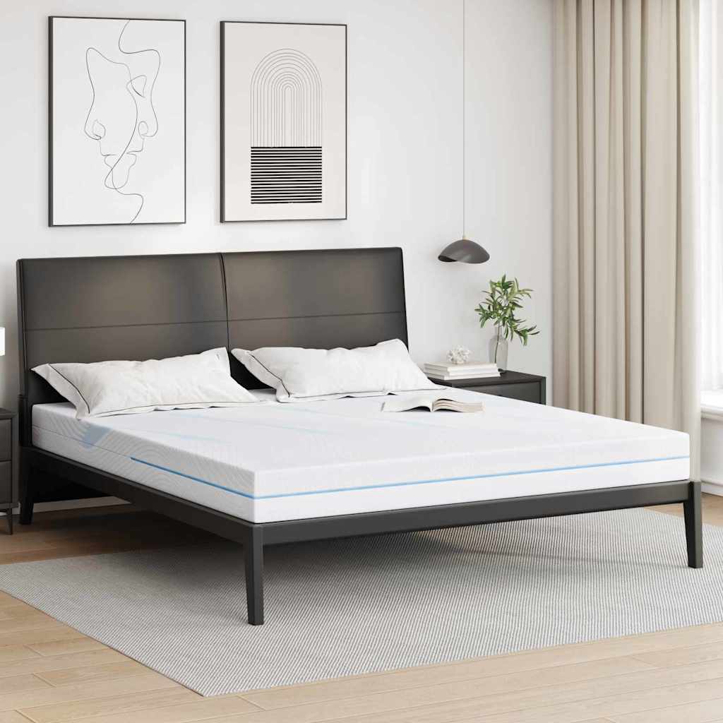 vidaXL Matras Wit 80 x 160 cm Schuim