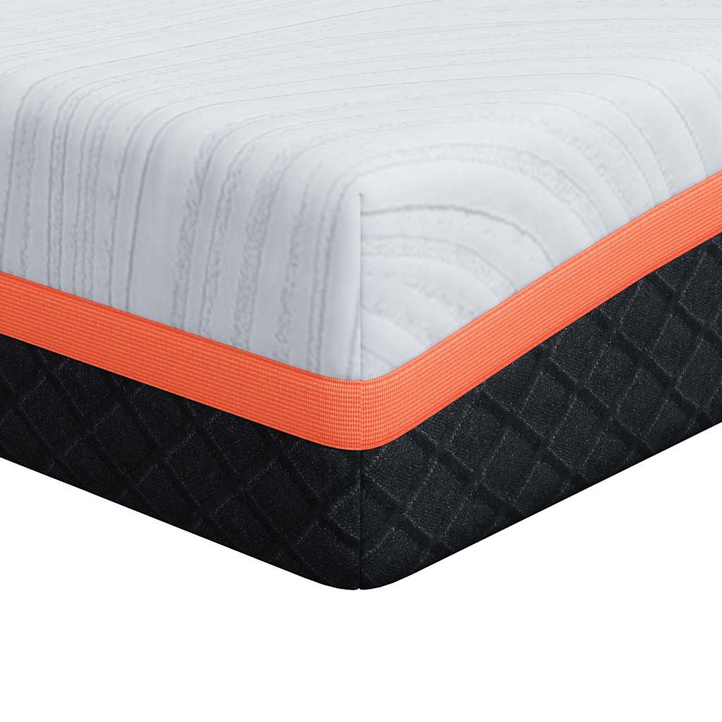 vidaXL Matras Wit, Grijs 80 x 160 cm Schuim