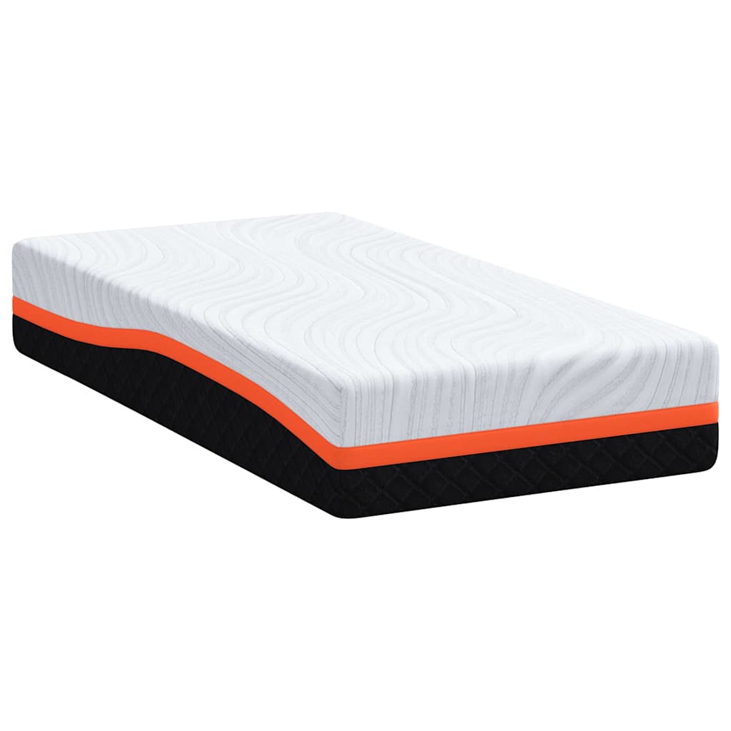 vidaXL Matras Wit, Grijs 80 x 160 cm Schuim