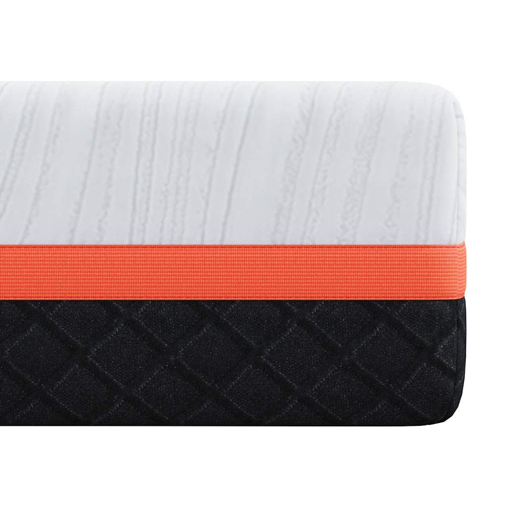 vidaXL Matras Wit, Grijs 80 x 160 cm Schuim