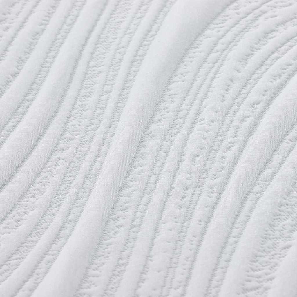 vidaXL Matras Wit, Grijs 80 x 160 cm Schuim