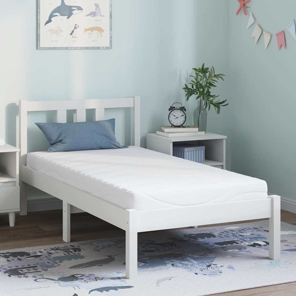 vidaXL Matras Wit 80 x 160 cm Schuim