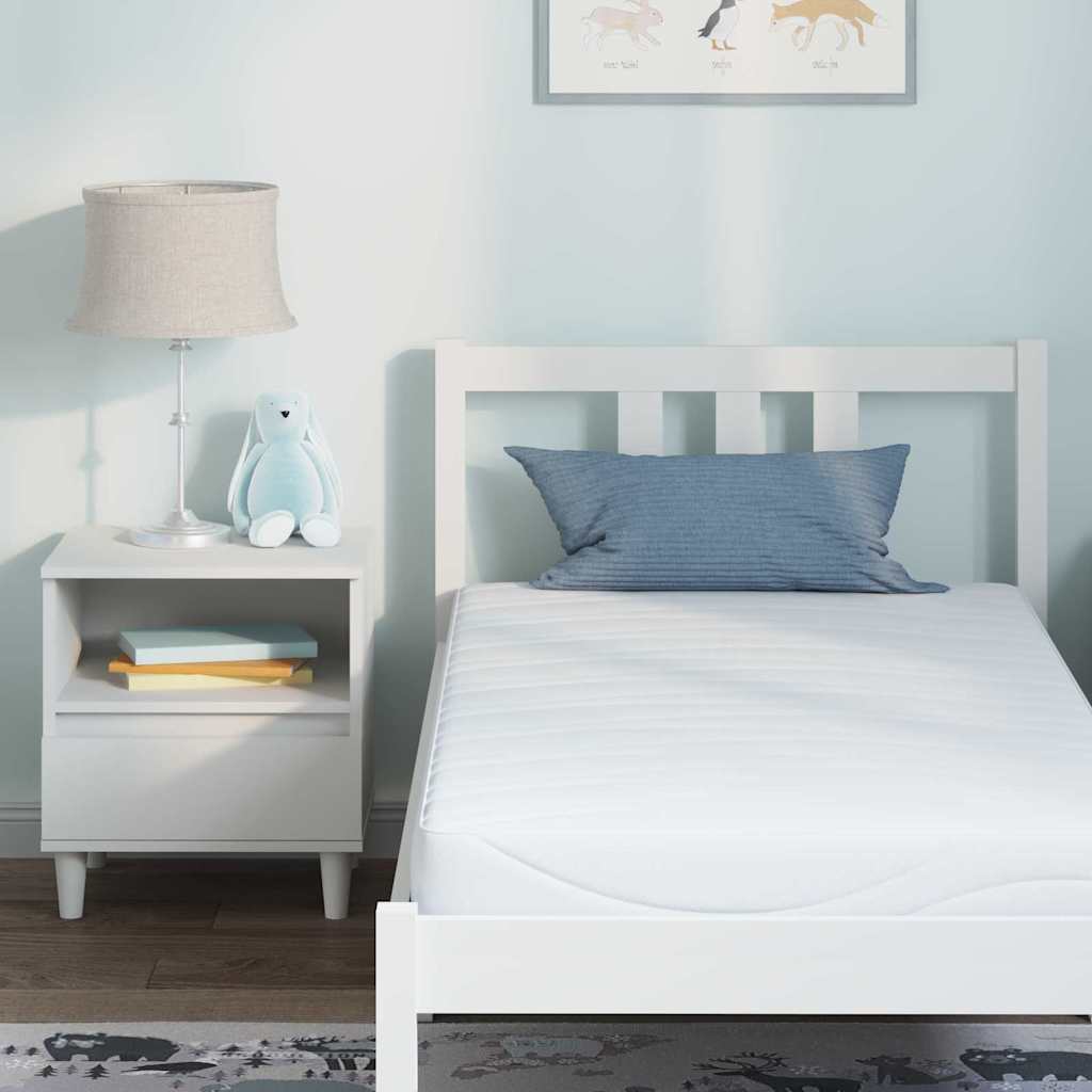 vidaXL Matras Wit 80 x 160 cm Schuim